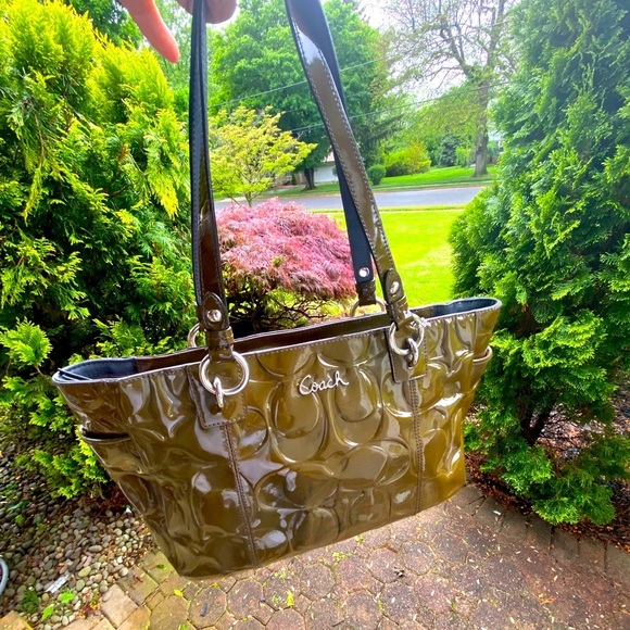 Coach Handbags - Coach Patent Leather Tote